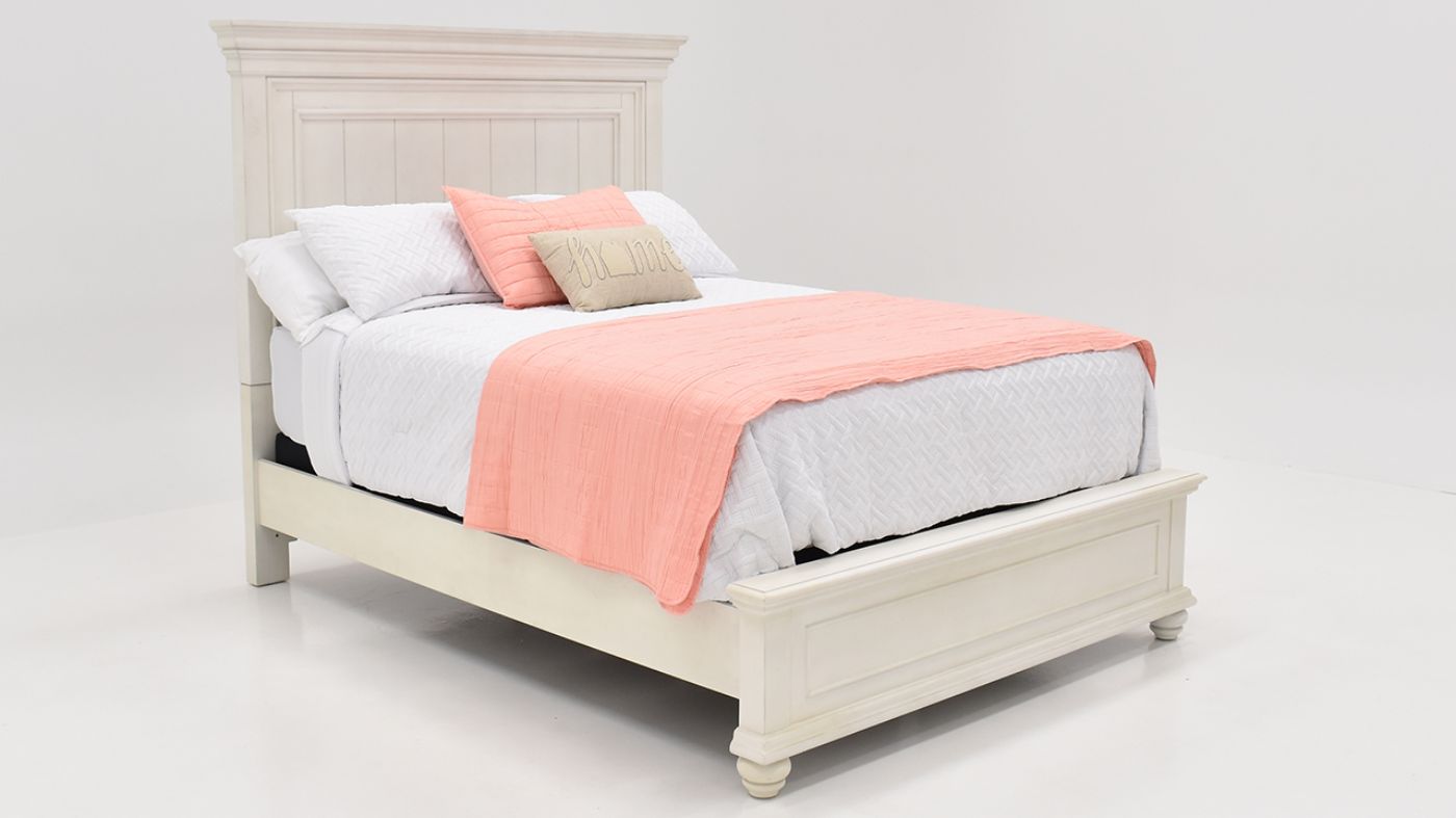 Picture of Southport King Panel Bed - White