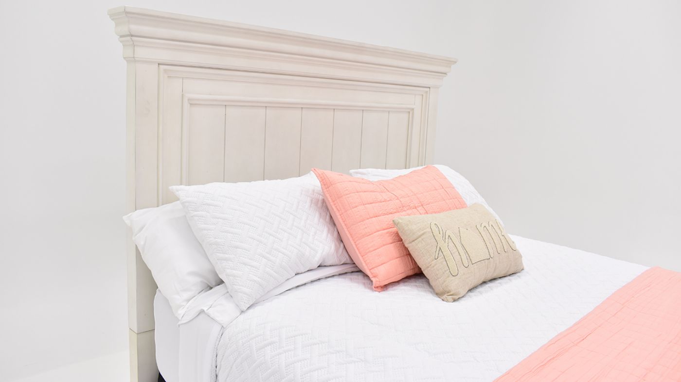 Picture of Southport King Panel Bed - White