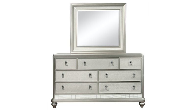 Picture of Diva King Bedroom Set - Silver