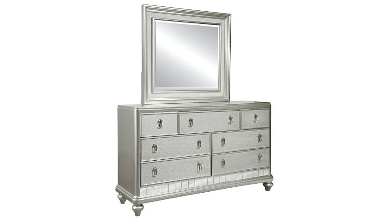 Picture of Diva King Bedroom Set - Silver