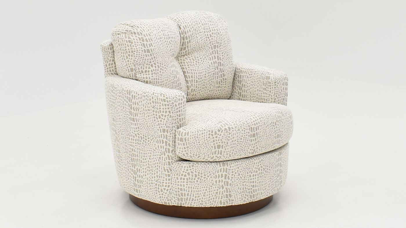 Picture of Skipper Swivel Chair - Off White 