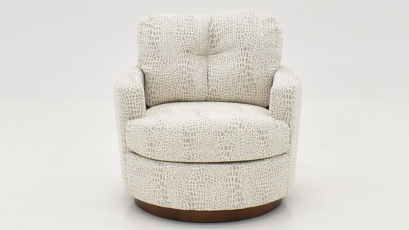 Picture of Skipper Swivel Chair - Off White 