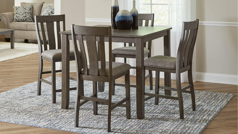 Picture of Hawthorn 5 Piece Counter Height Dining Table Set - Gray