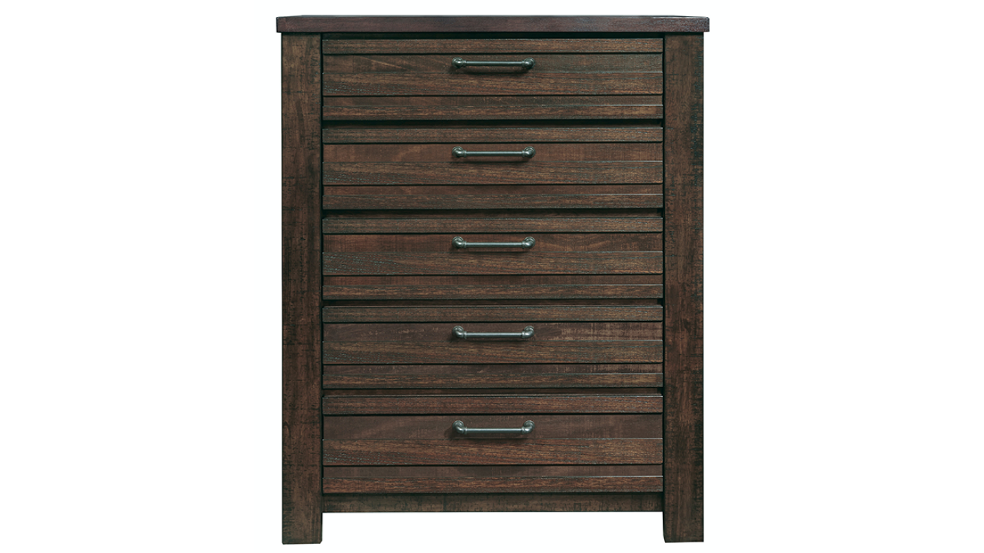 Picture of Ruff Hewn Chest of Drawers - Brown