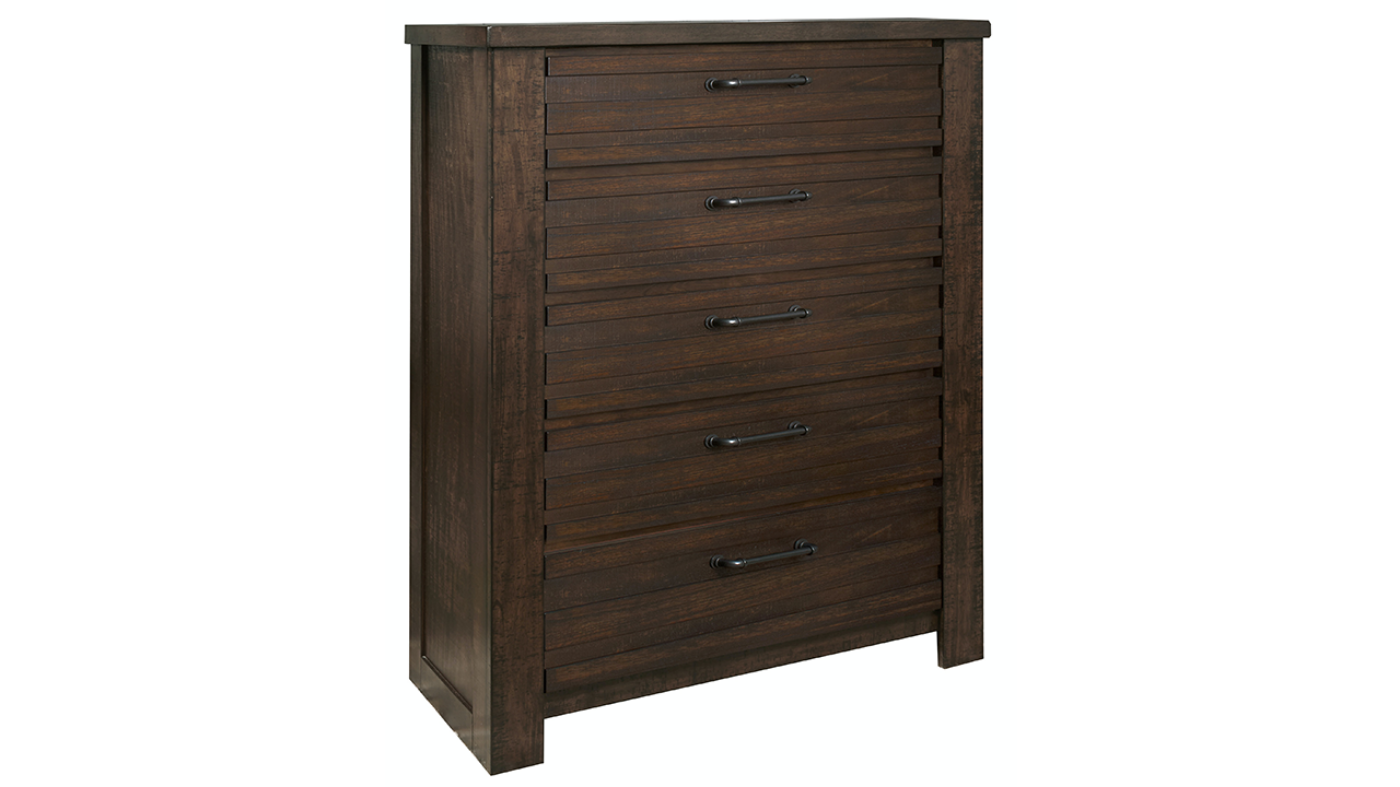 Picture of Ruff Hewn Chest of Drawers - Brown