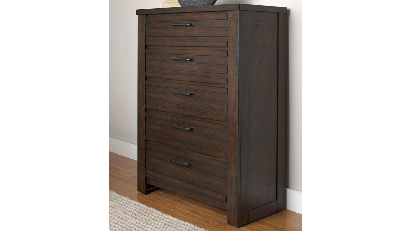 Picture of Ruff Hewn Chest of Drawers - Brown