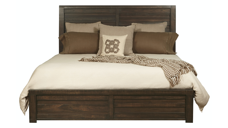 Picture of Ruff Hewn King Bed - Brown
