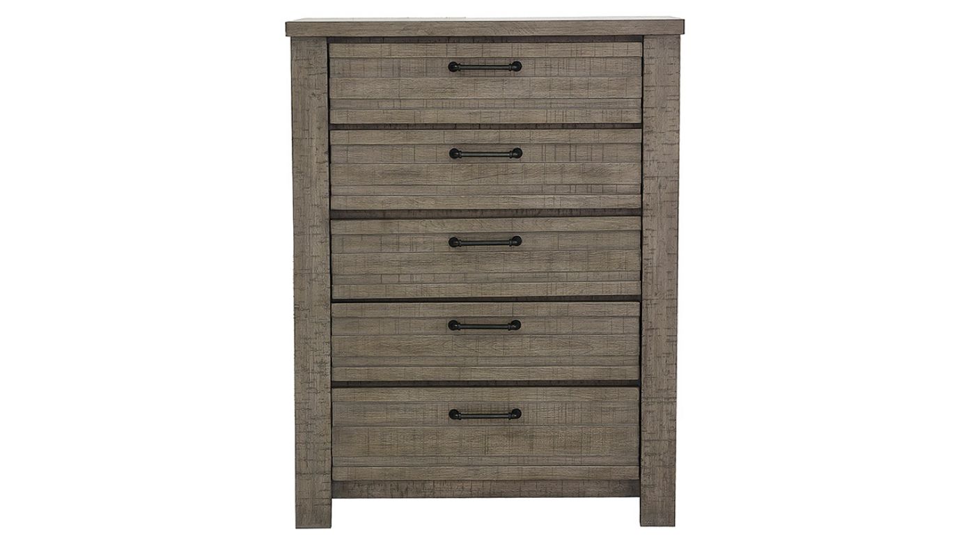 Picture of Ruff Hewn Chest of Drawers - Gray