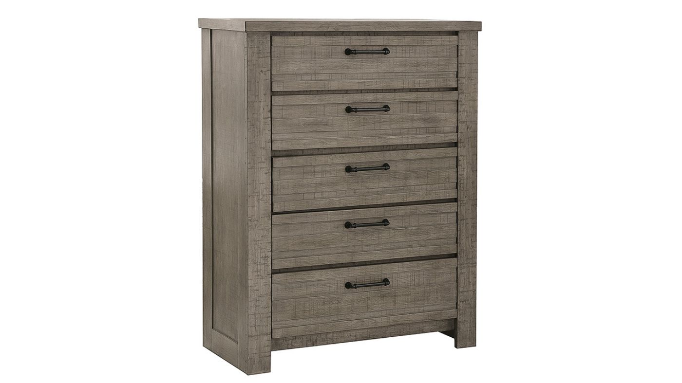 Picture of Ruff Hewn Chest of Drawers - Gray