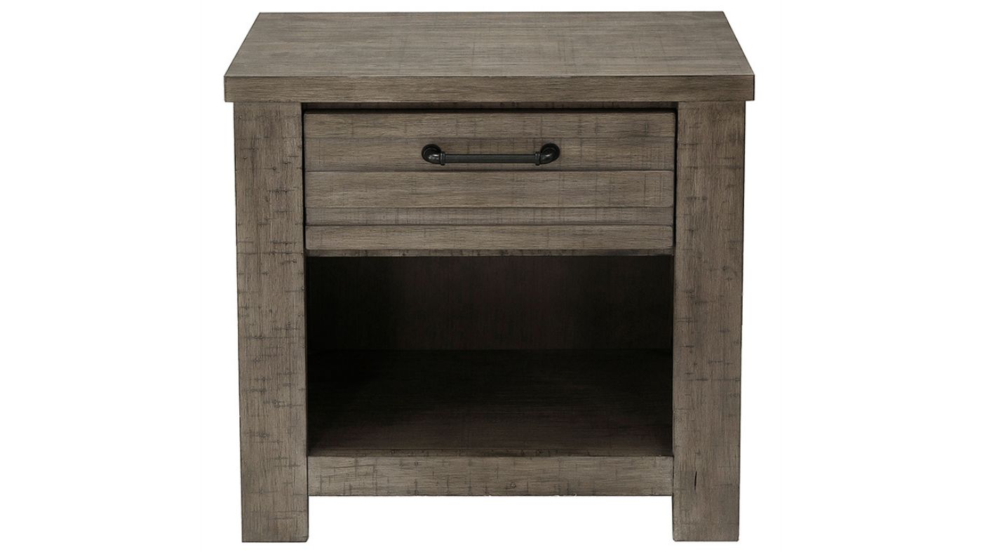 Picture of Ruff Hewn Nightstand - Gray