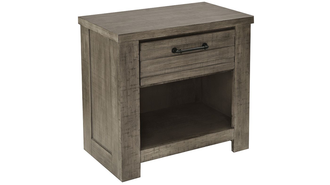 Picture of Ruff Hewn Nightstand - Gray