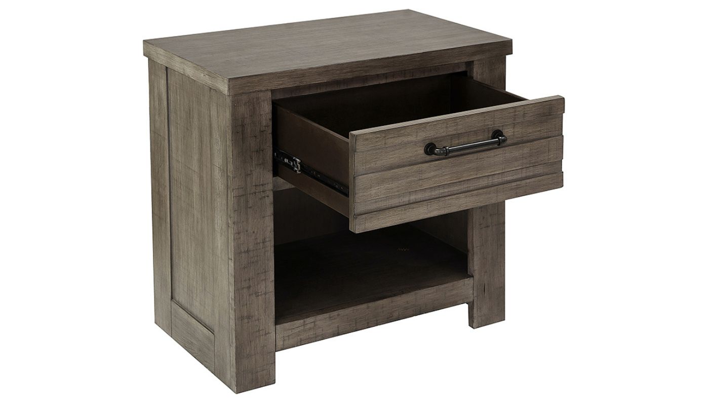 Picture of Ruff Hewn Nightstand - Gray