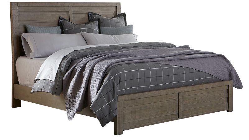 Picture of Ruff Hewn King Bed - Gray