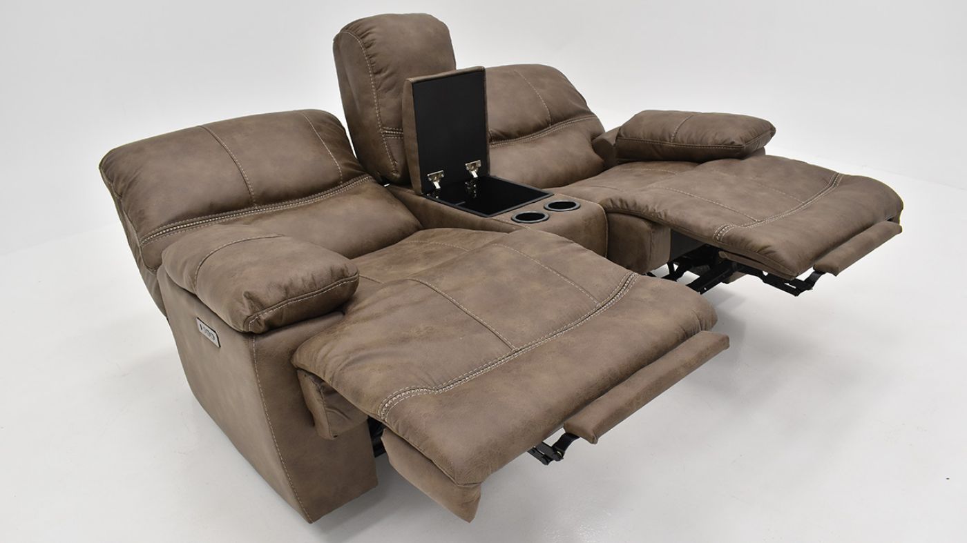 Picture of Cowboy Power Reclining Loveseat - Brown