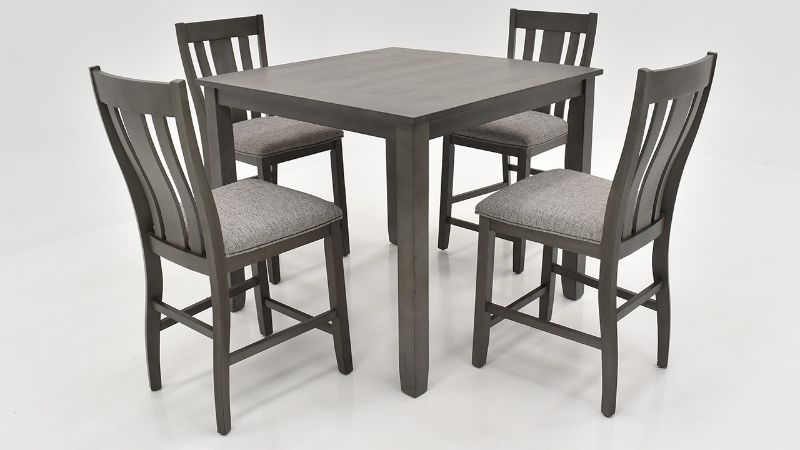 Picture of Hawthorn 5 Piece Counter Height Dining Table Set - Gray