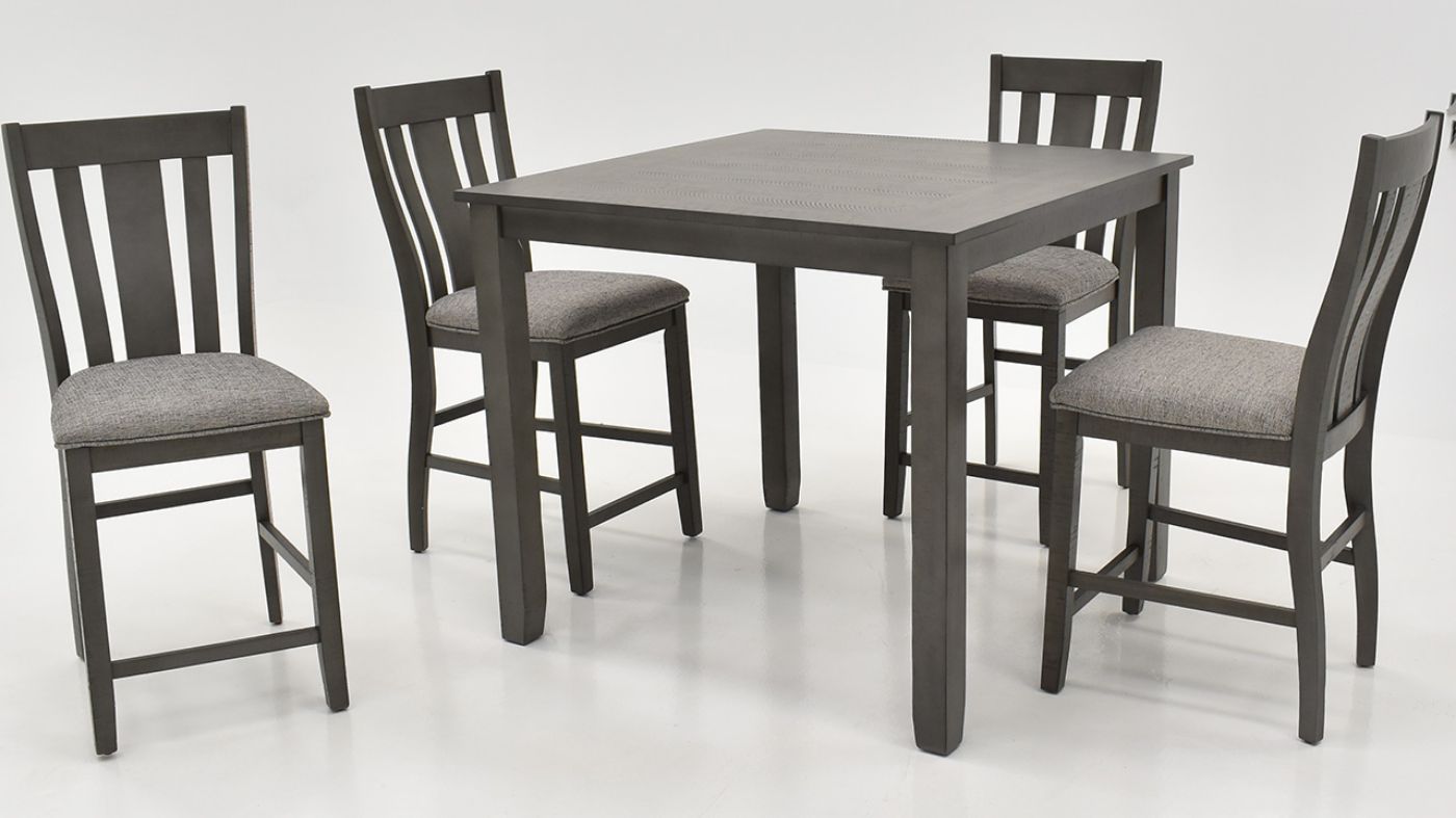 Picture of Hawthorn 5 Piece Counter Height Dining Table Set - Gray