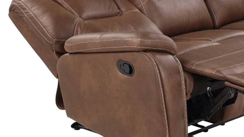 Picture of Katrine Reclining Sofa - Brown