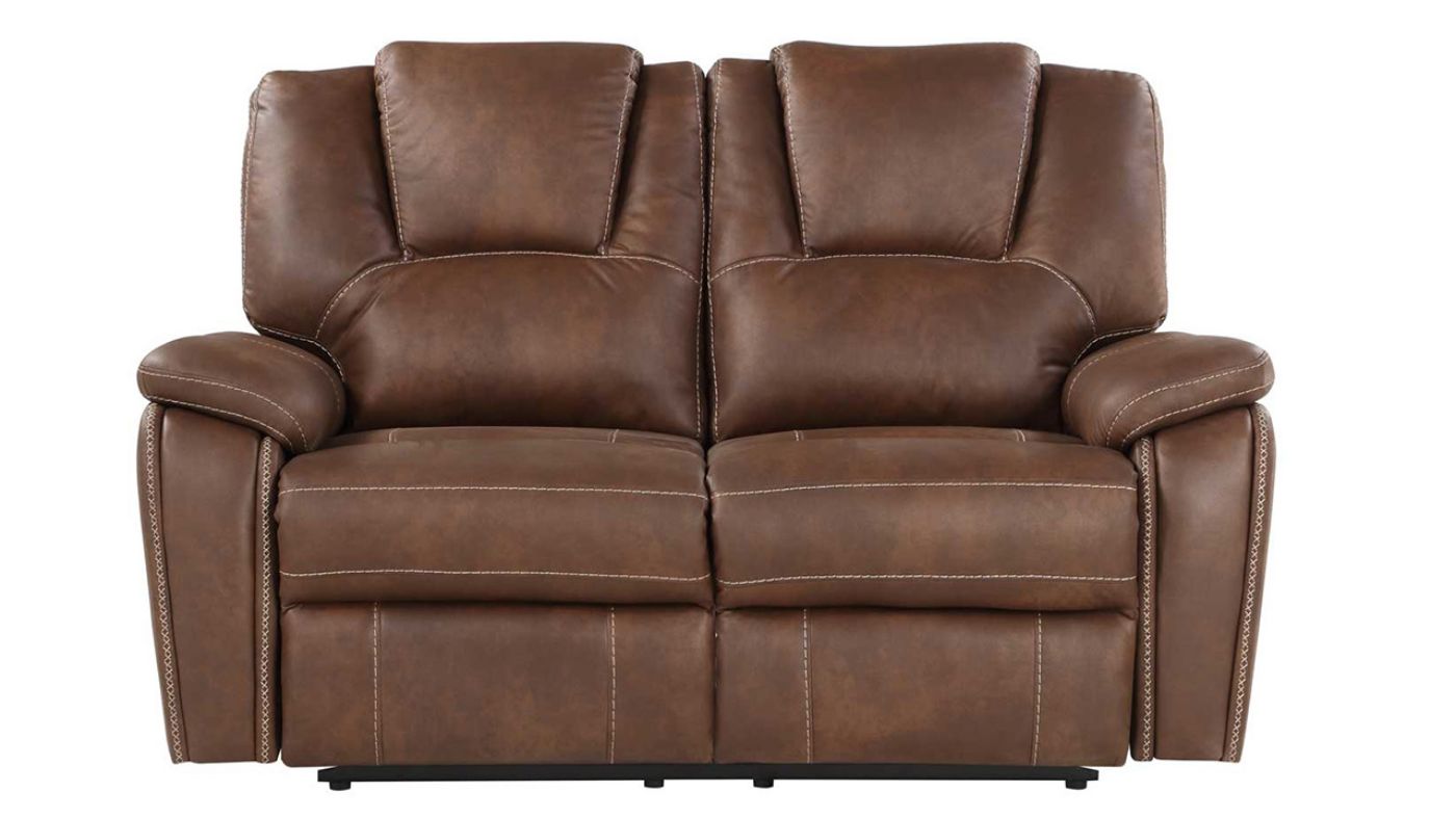 Picture of Katrine Reclining Loveseat - Brown