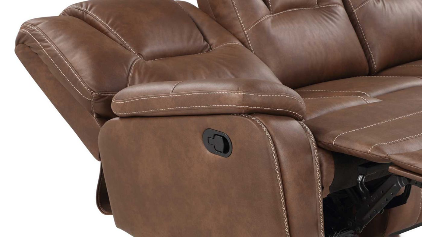 Picture of Katrine Reclining Loveseat - Brown