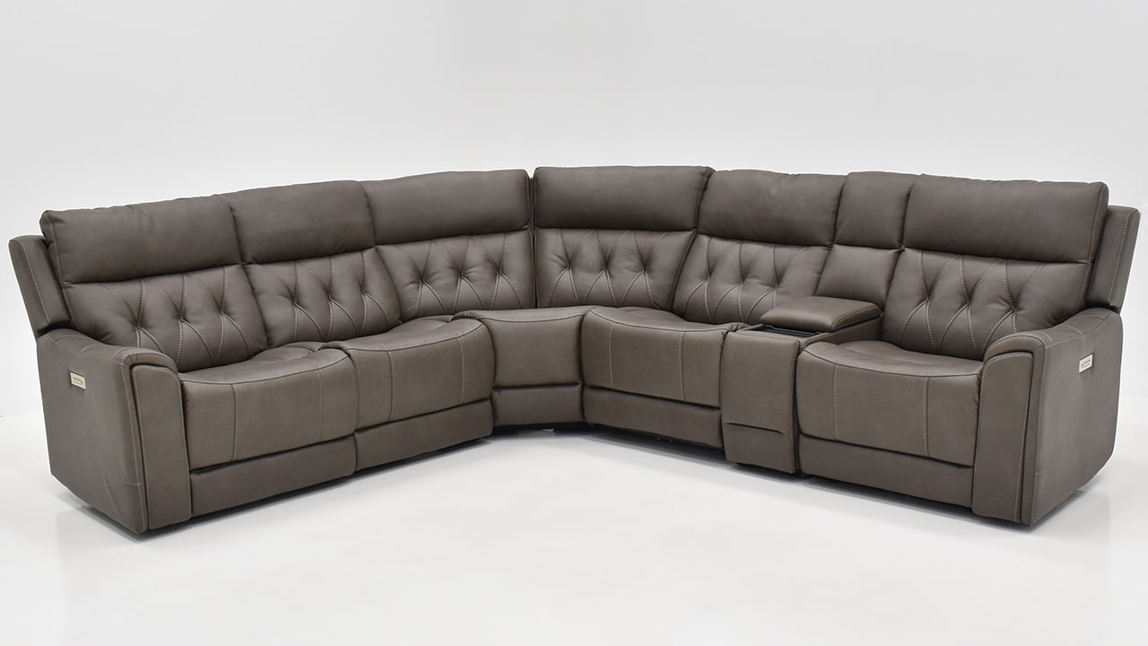 Anniston Power Sectional Gray Home