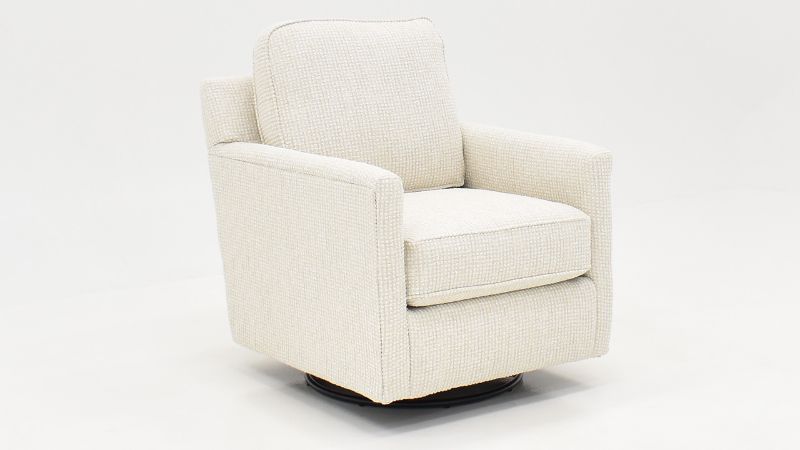 Picture of Hogan Swivel Glider Chair - Off White