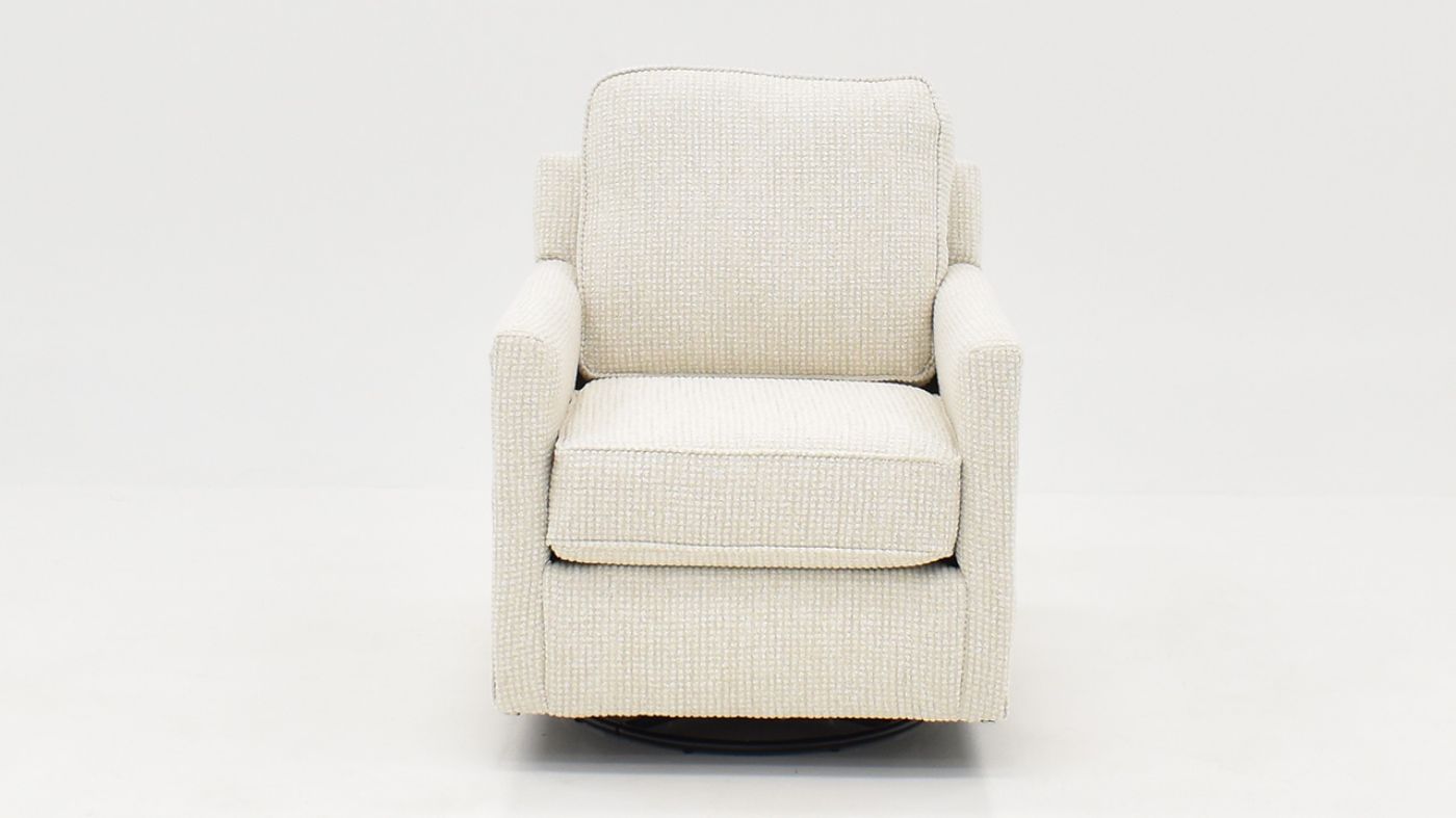 Picture of Hogan Swivel Glider Chair - Off White