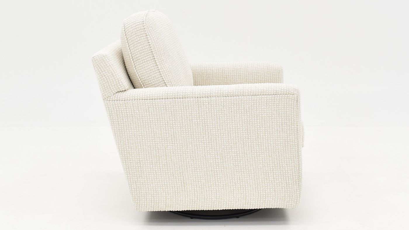 Picture of Hogan Swivel Glider Chair - Off White