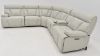Picture of Bringle Leather Power Reclining Sectional  - Light Gray