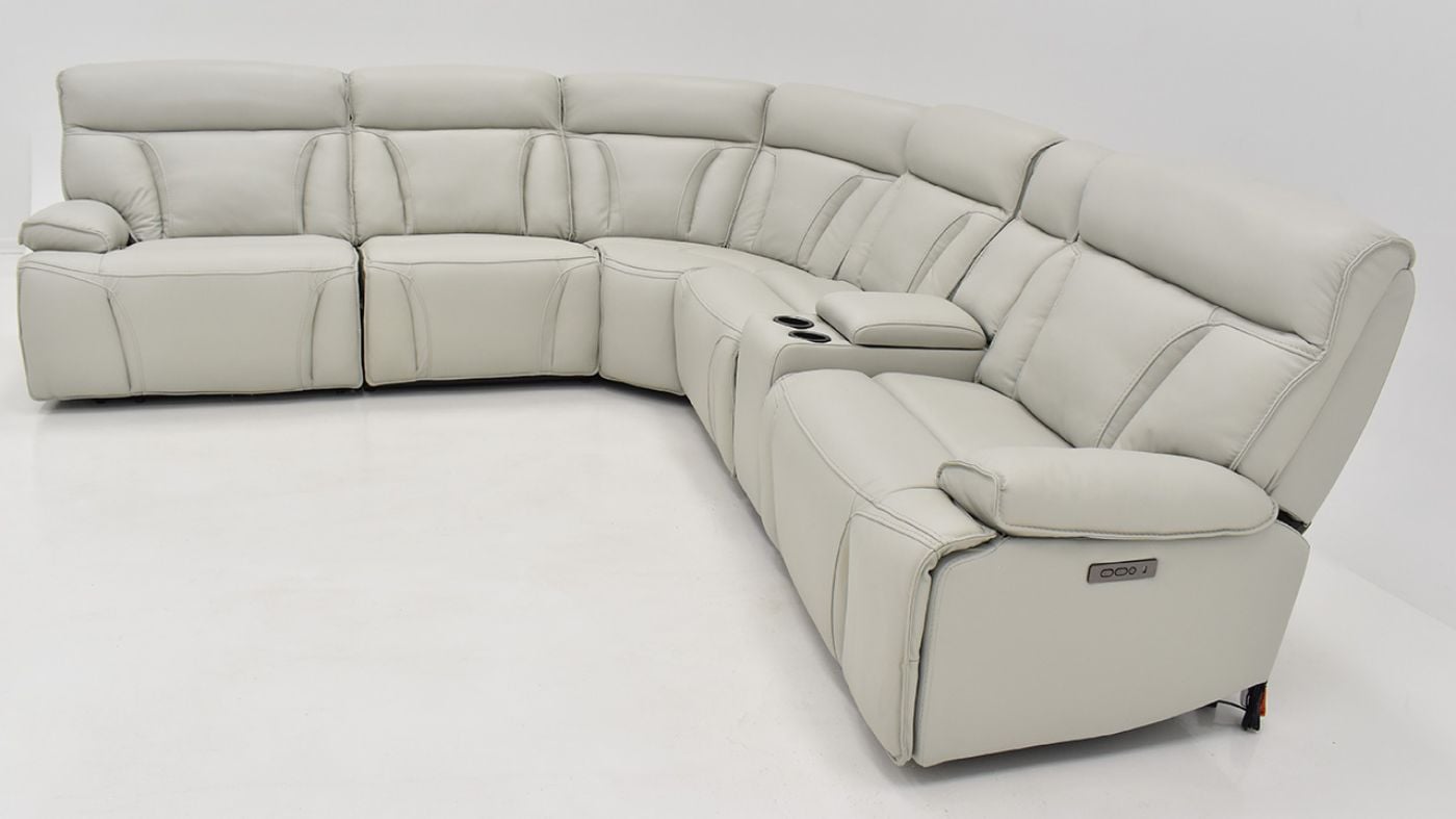 Picture of Bringle Power Leather Sectional