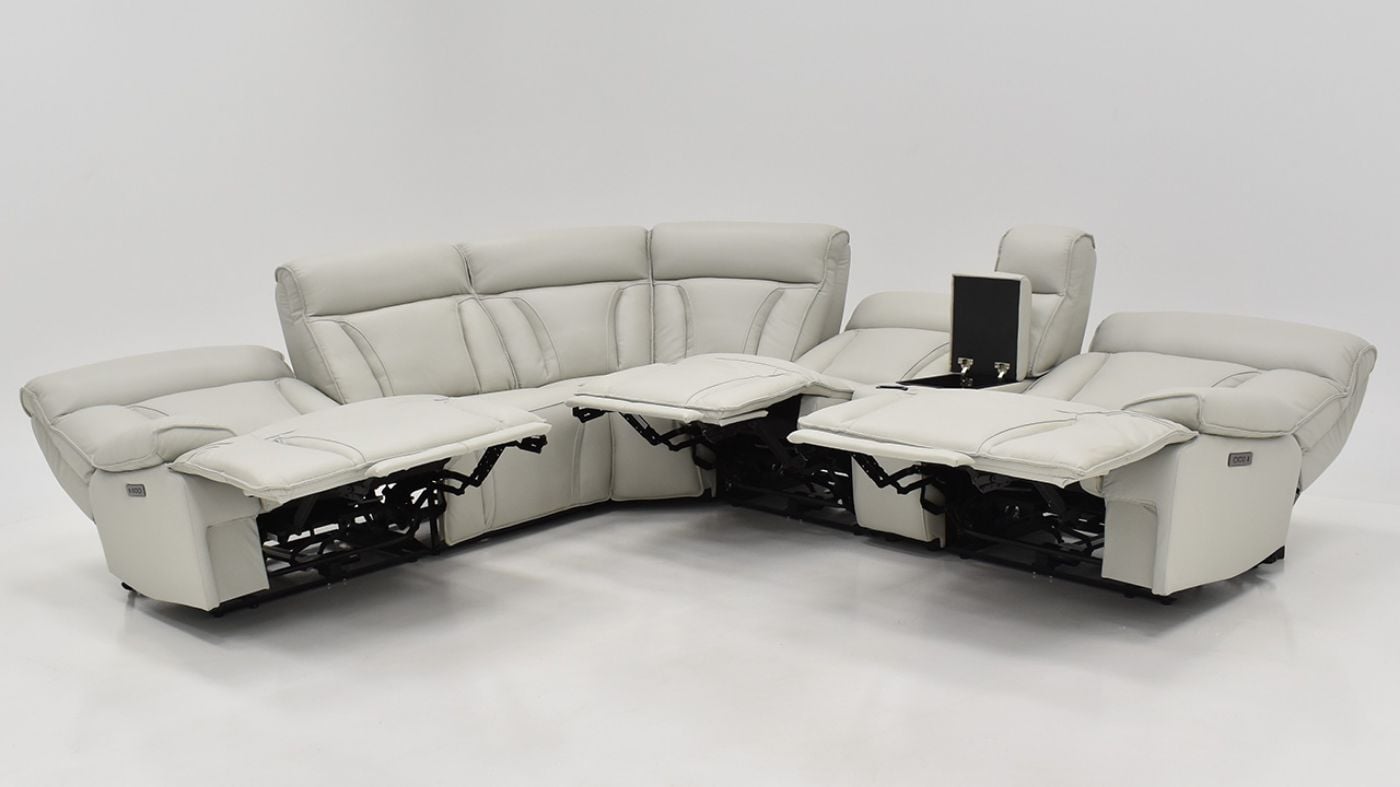Picture of Bringle Power Leather Sectional