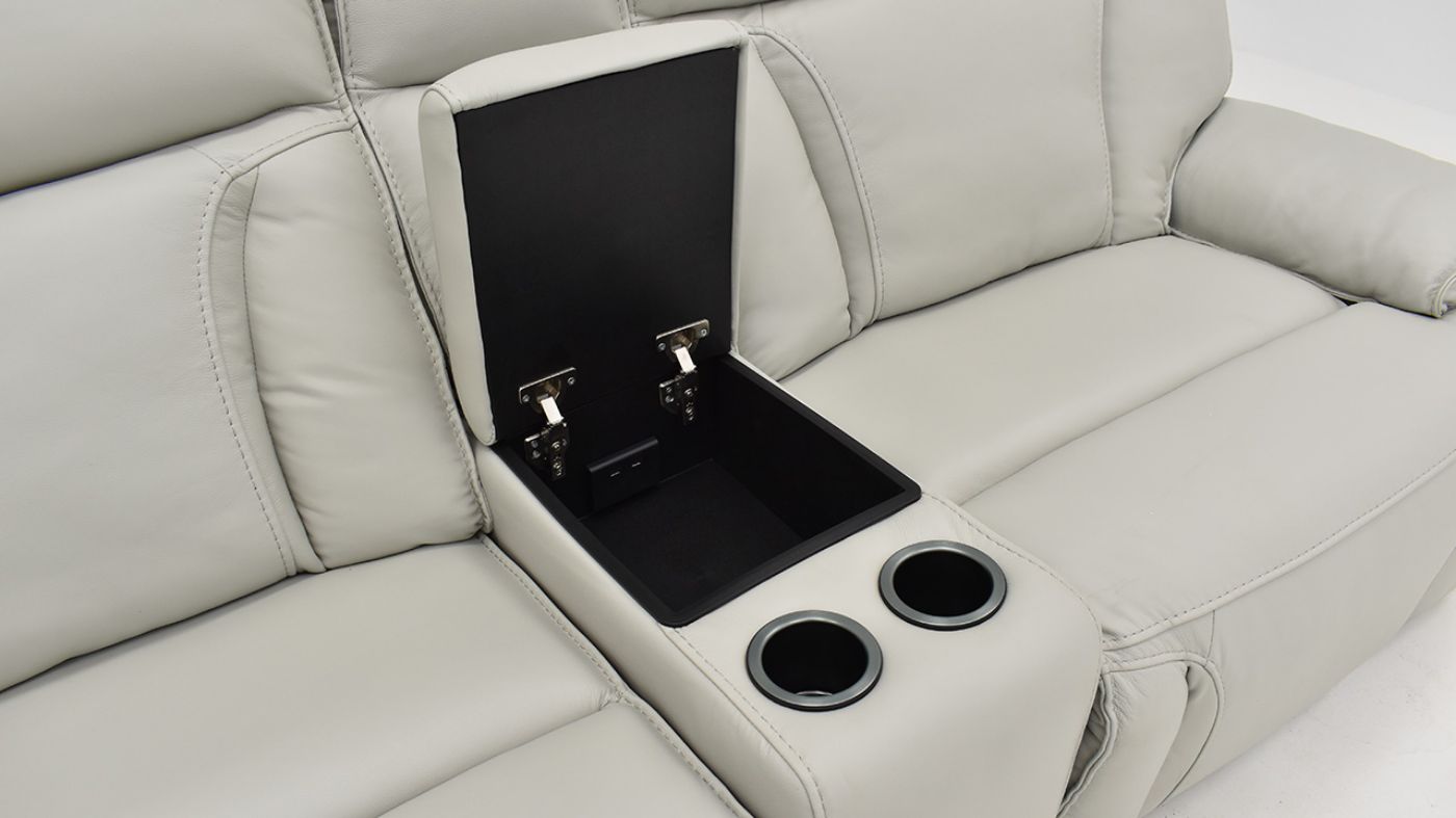 Picture of Bringle Power Leather Sectional