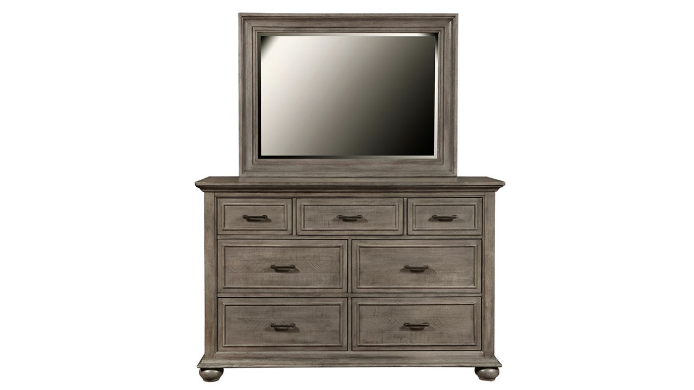 Picture of Chatham Park Dresser with Mirror - Gray