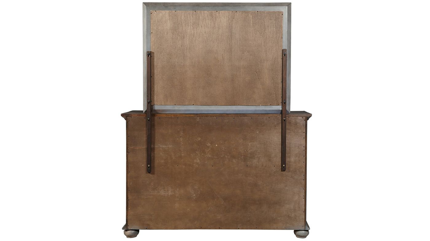 Picture of Chatham Park Dresser with Mirror - Gray