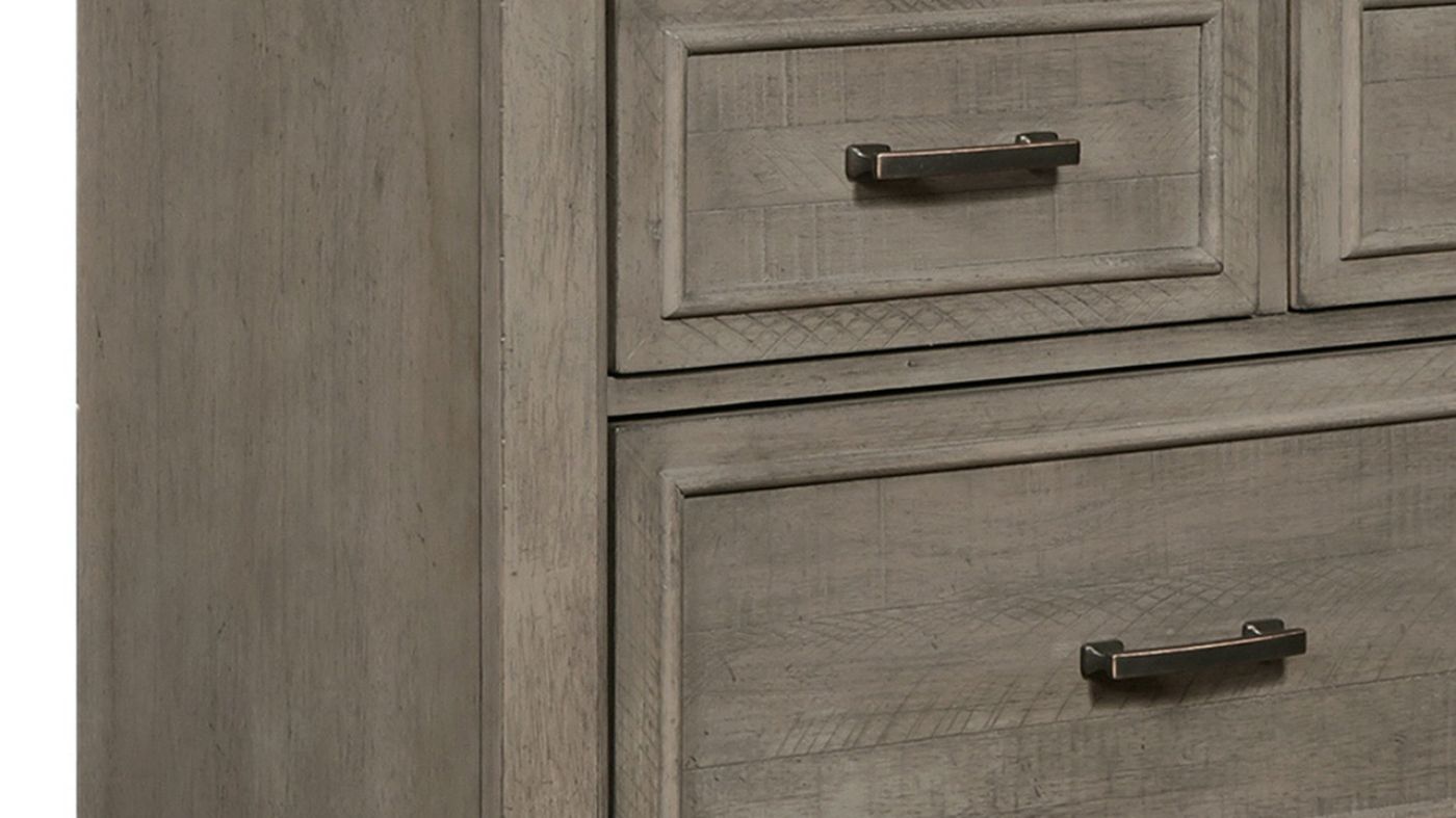 Picture of Chatham Park Dresser with Mirror - Gray