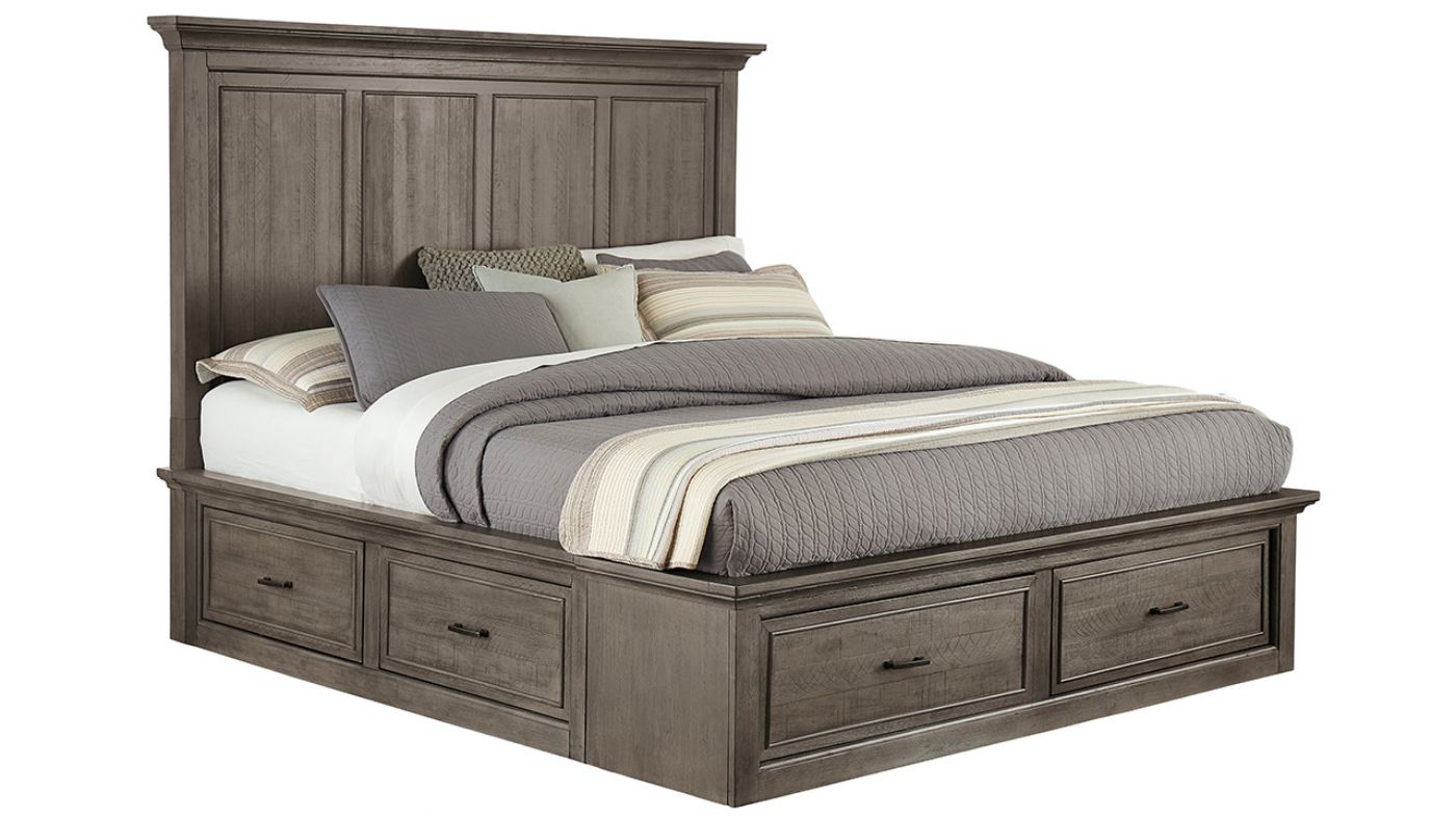 Picture of Chatham Park King Storage Bed - Gray