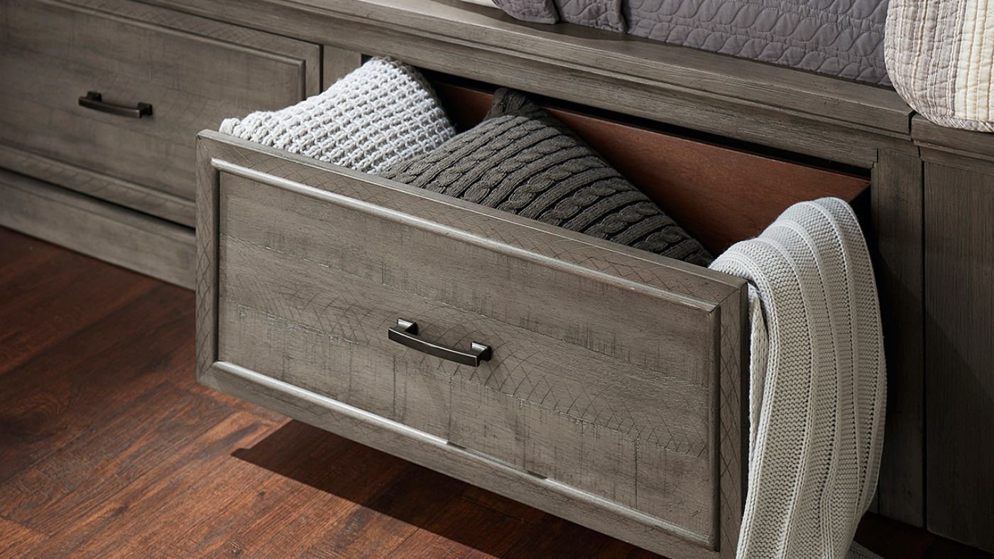 Picture of Chatham Park King Storage Bed - Gray