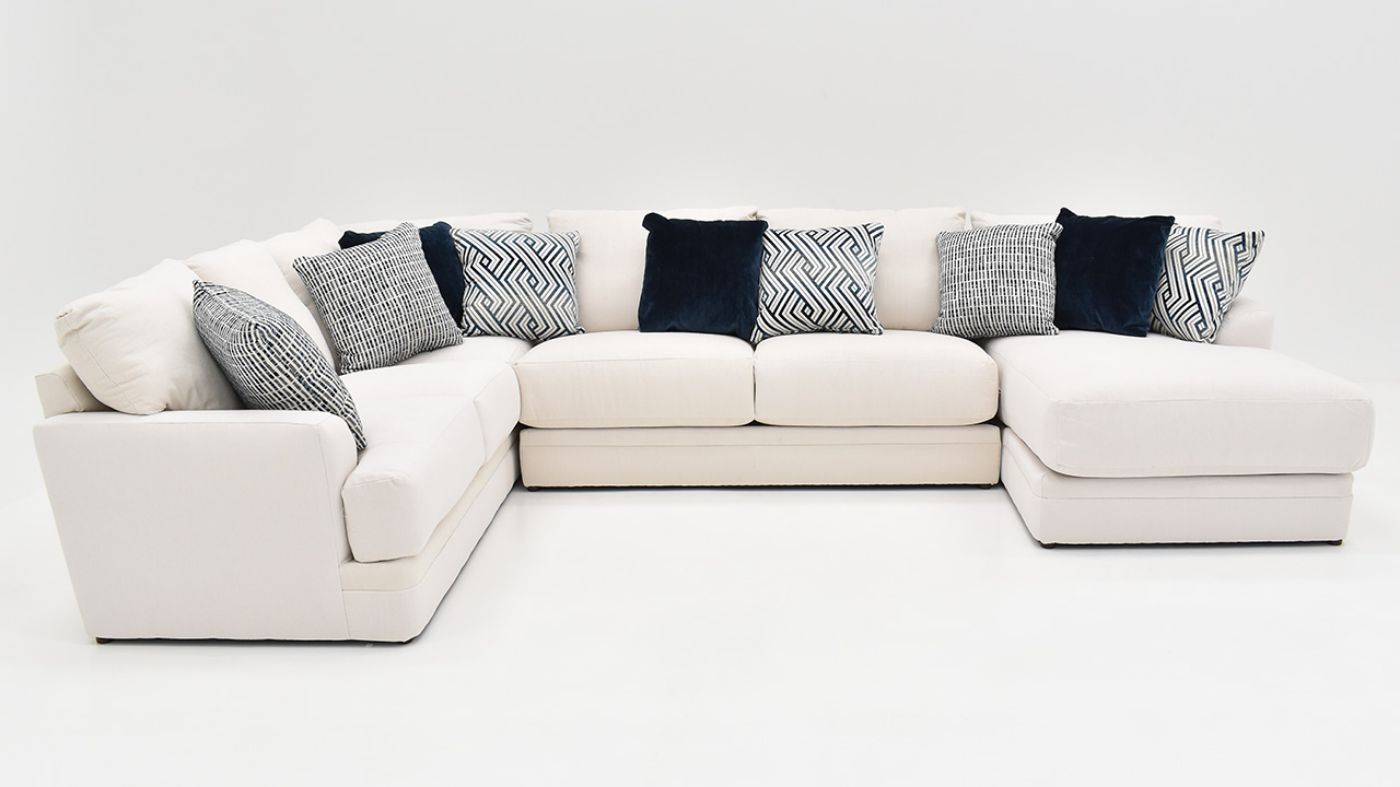 Picture of Polaris Sectional Sofa with Chaise - White