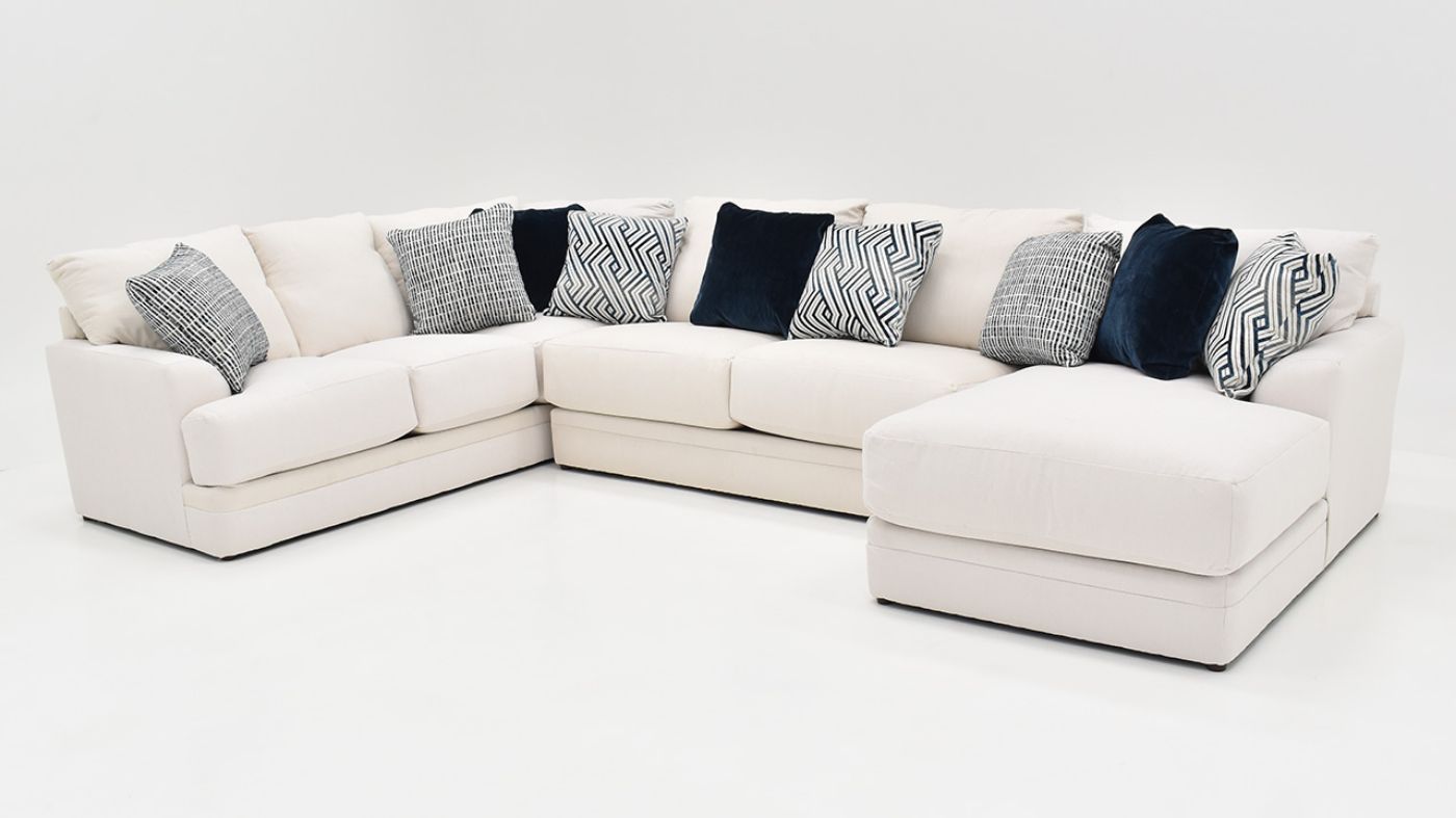 Picture of Polaris Sectional Sofa with Chaise - White