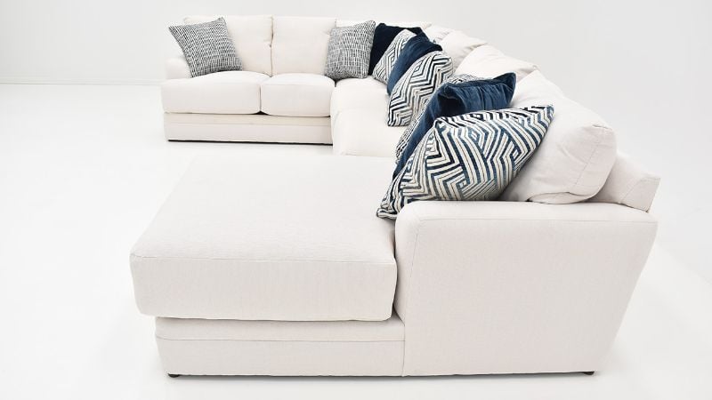 Picture of Polaris Sectional Sofa with Chaise - White
