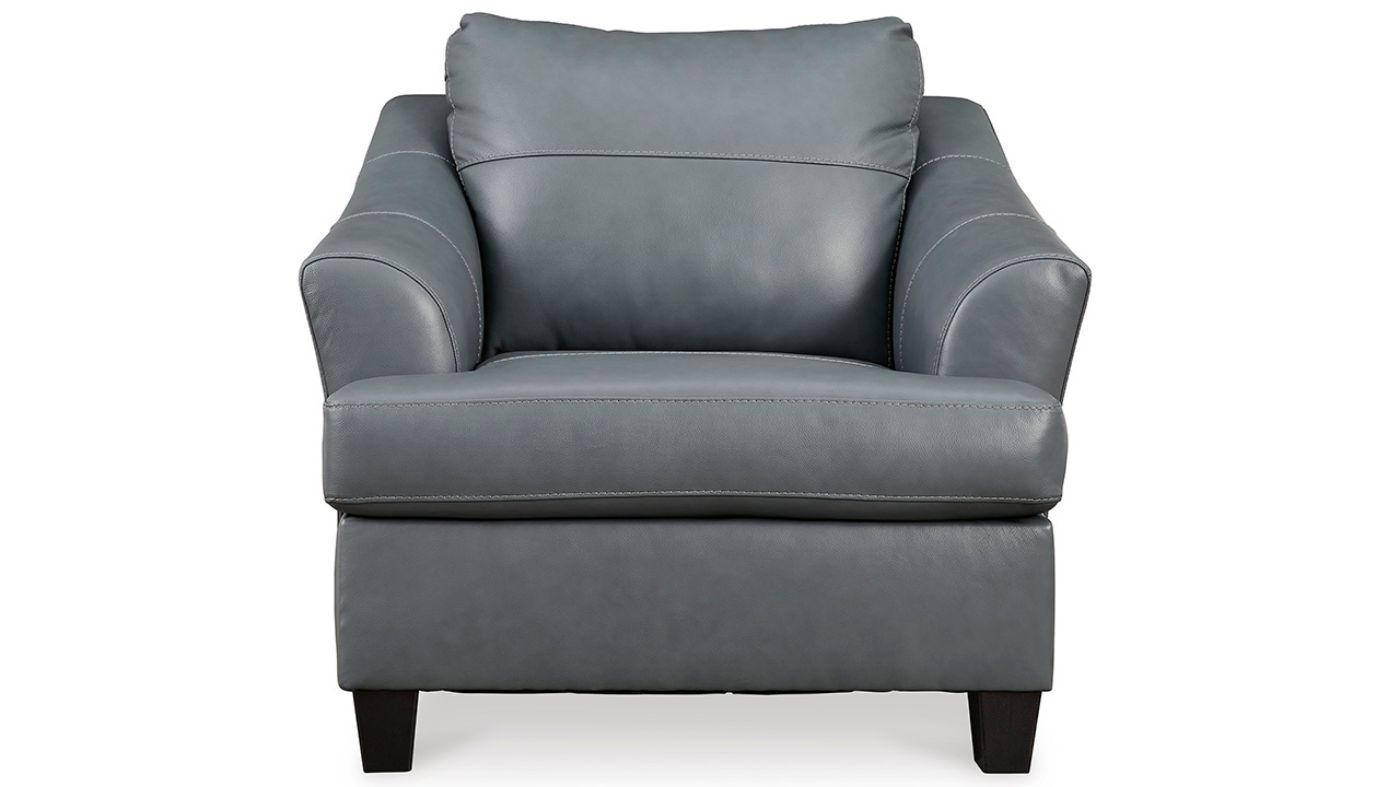 Picture of Genoa Leather Chair - Gray