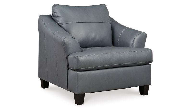 Picture of Genoa Leather Chair - Gray
