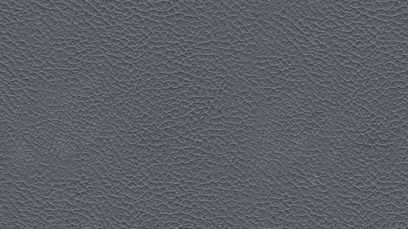 Picture of Genoa Leather Ottoman - Gray