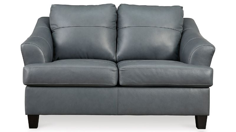 Picture of Genoa Leather Living Room Sofa Set - Gray