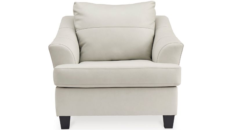 Picture of Genoa Leather Chair - Off White