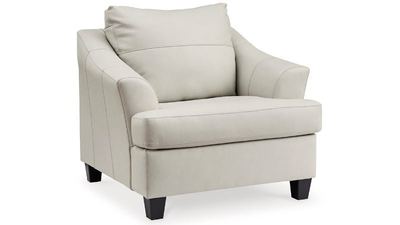 Picture of Genoa Leather Chair - Off White