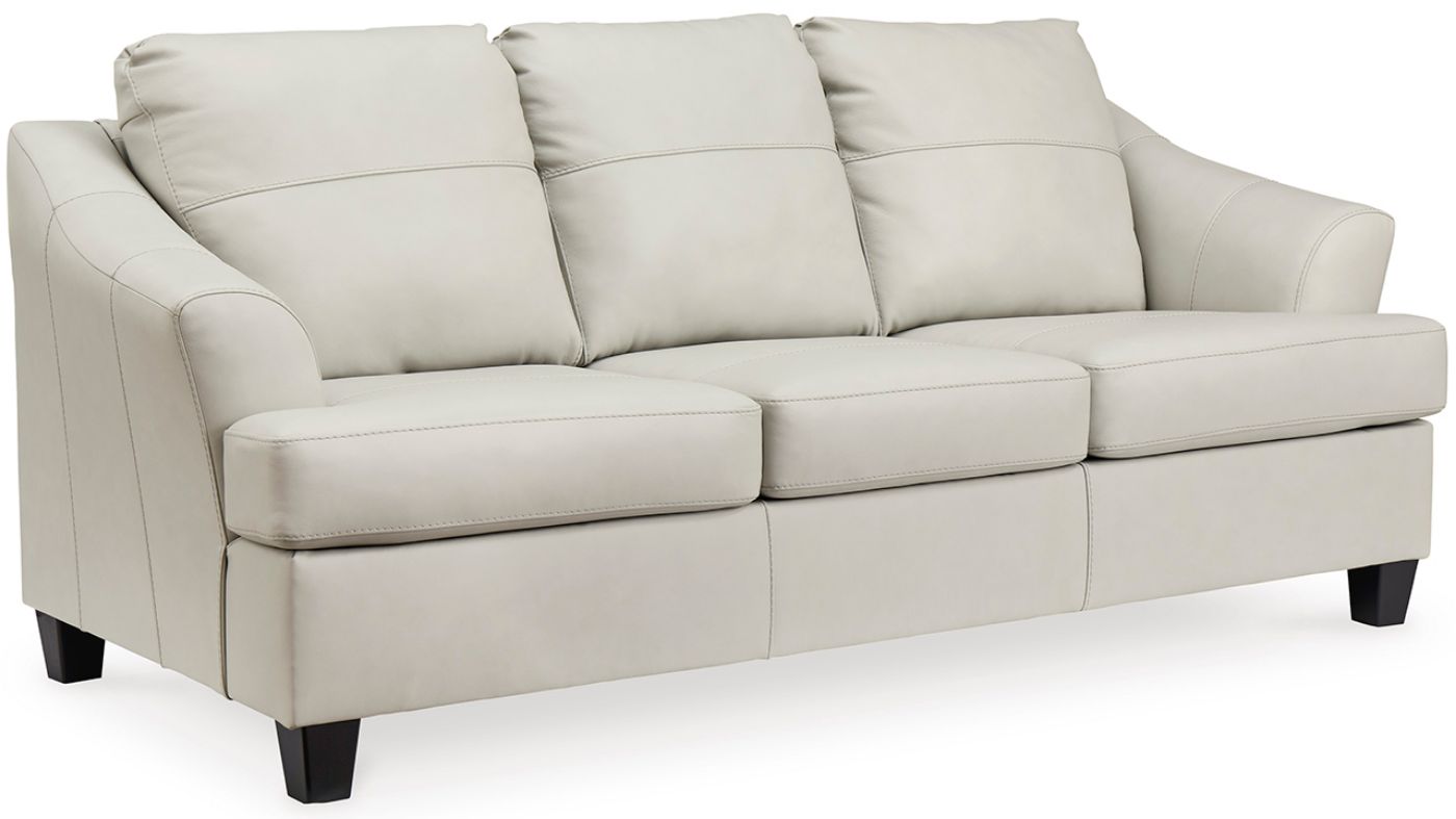 Picture of Genoa Leather Sofa -  Off White