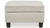 Picture of Genoa Leather Ottoman - Off White