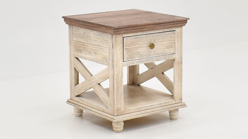 Picture of Costa End Table - Off White