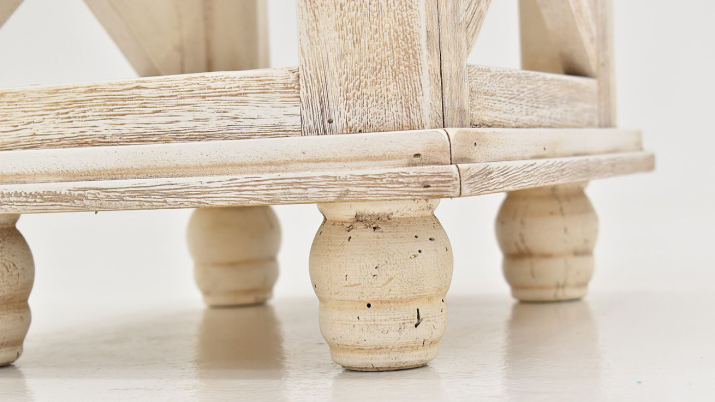 Picture of Costa Chairside End Table - Off White