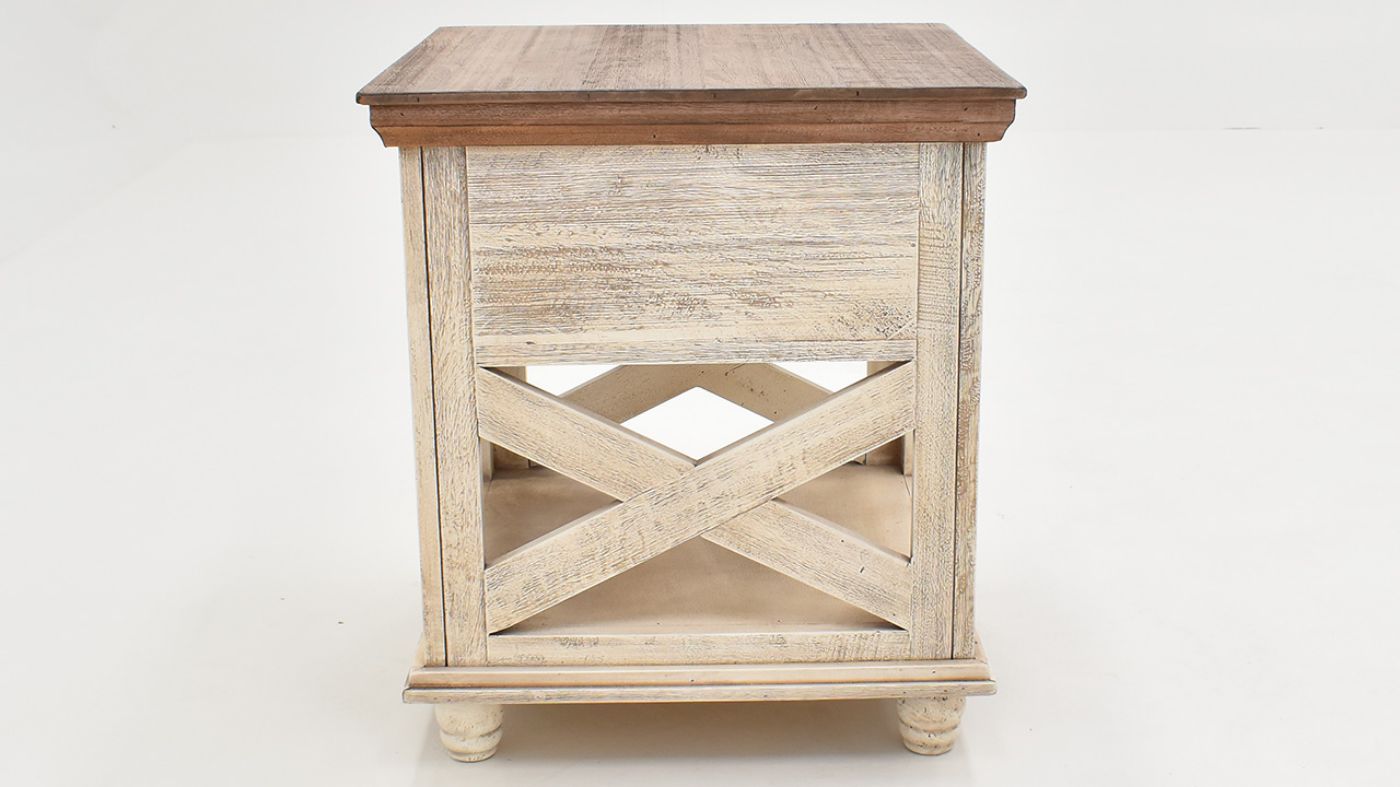 Picture of Costa End Table - Off White